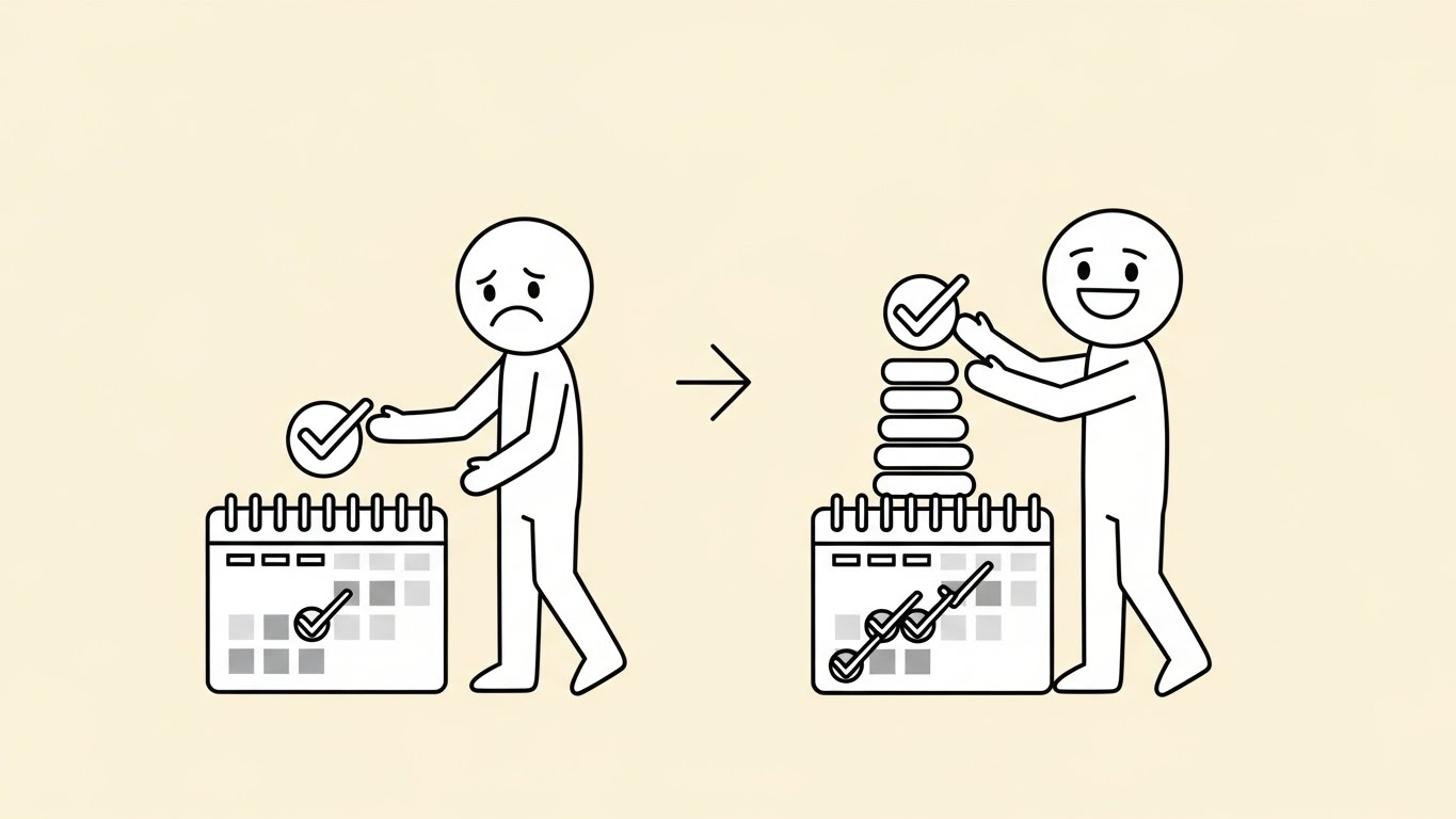 변화는 깨달음이 아니라 반복