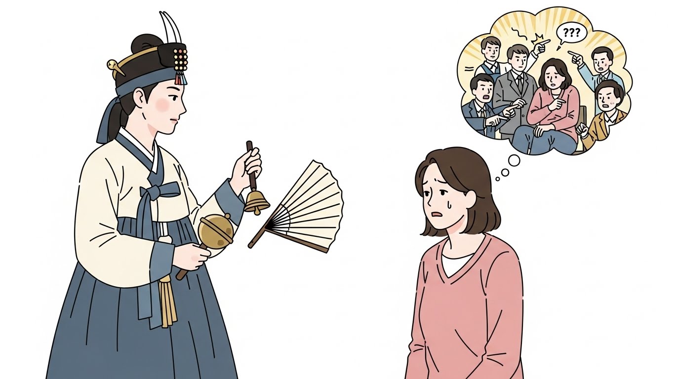 점쟁이 예언 인지왜곡 설명 그림